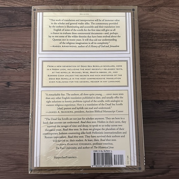 Michael Wise, Martin Abegg, Edward Cook The Dead Sea Scrolls: A New Translation - Picture 3 of 5